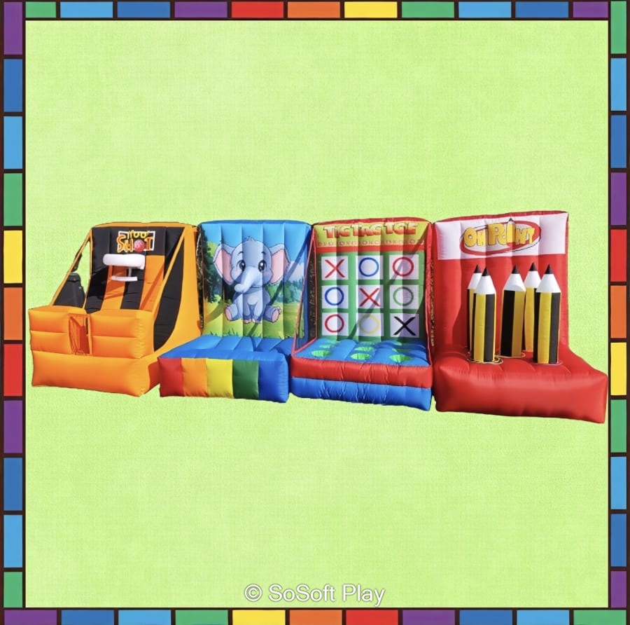 Inflatable Games hire | SoSoft Play
